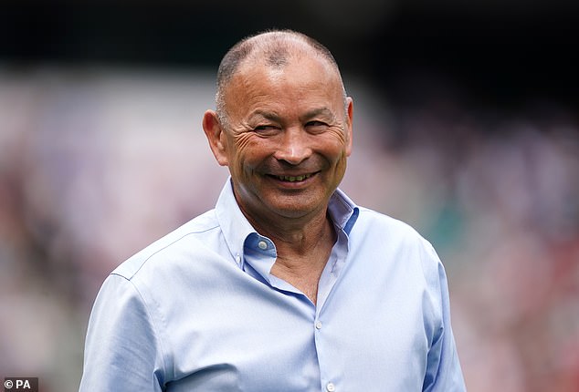 The New Zealander issued a statement on Wednesday, his first public comments since Eddie Jones (pictured) replaced him ahead of the Rugby World Cup in September.