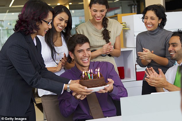 The professor says: 'If nobody brought in cakes into the office, I would not eat cakes in the day'