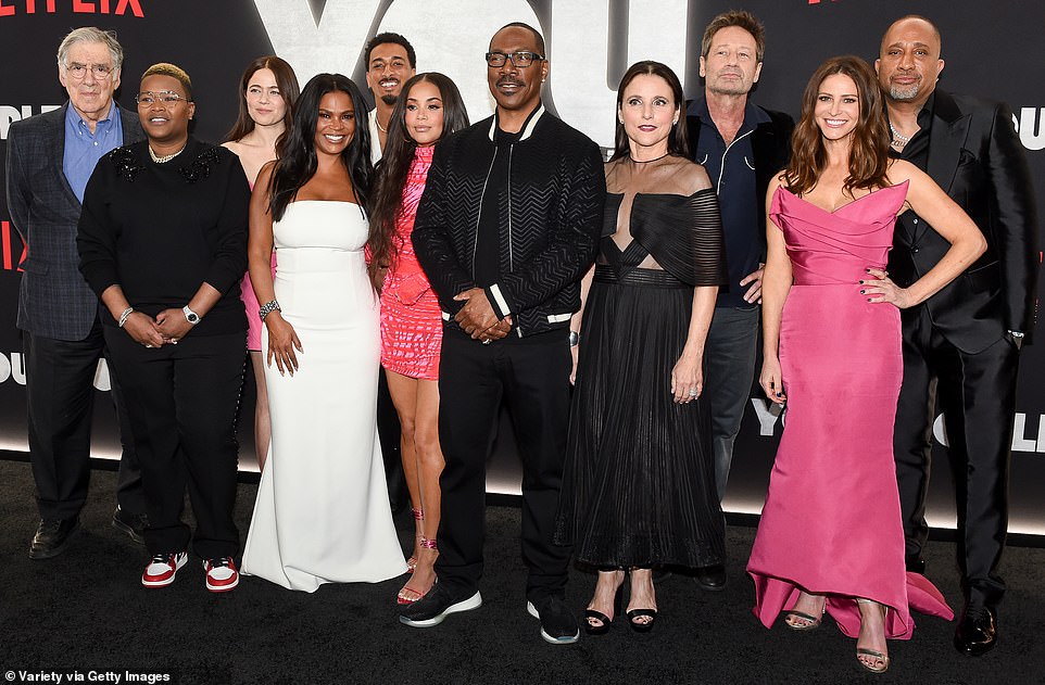 Coming Together: Elliott Gould, Sam Jay, Molly, Nia, Taco, Lauren, Eddie, Julia, David, Andrea and Kenya came together to represent their film in a stunning group photo to remember.