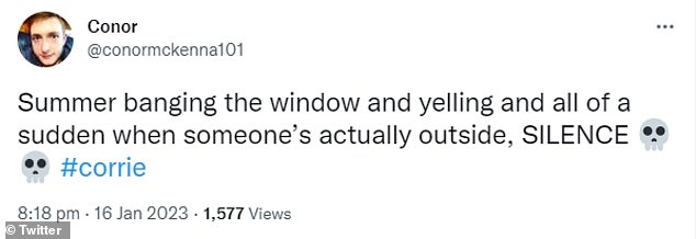 What?  But many viewers took to Twitter to point out that there were a number of ways Summer could have escaped the room, including breaking the window and getting out of it.