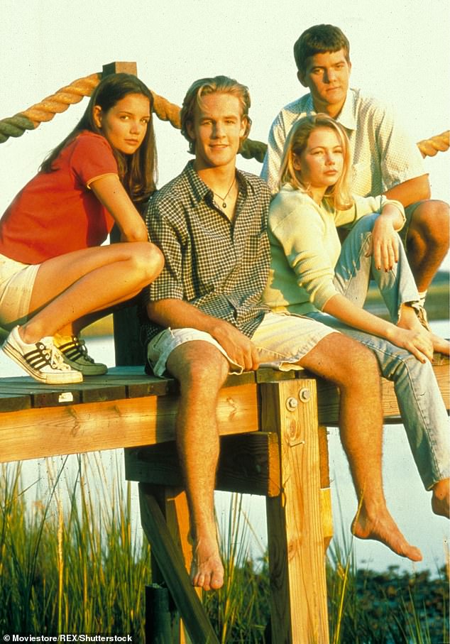 Breakout role: The actress didn't give up and landed the role of Joey (left) in the teen drama Dawson's Creek, which propelled her to international stardom.