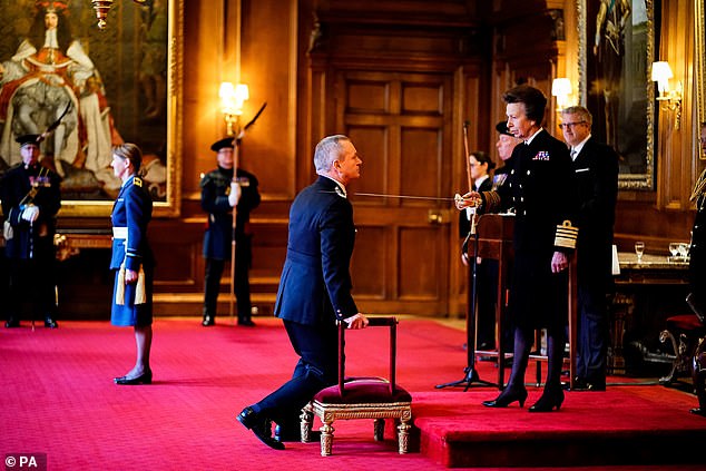 Sir Iain Livingstone, Chief Constable of Scotland, becomes Knight Bachelor today