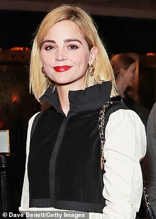 New look: Jenna debuted her new hairstyle for the first time at the One Woman Show press night presentation at The Ambassadors Theater last month.