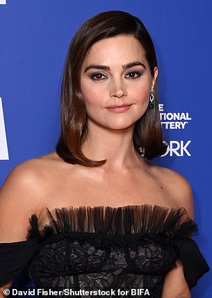 Out with the old: Jenna was spotted with her darkest hair at the 25th British Independent Film Awards in London earlier this month