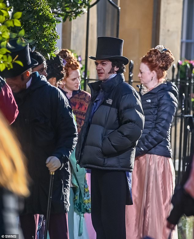 Coming soon: The new series of episodes will focus on the love story of Penelope Featherington (Nicola Coughlan) and Colin Bridgerton (Luke Newton)