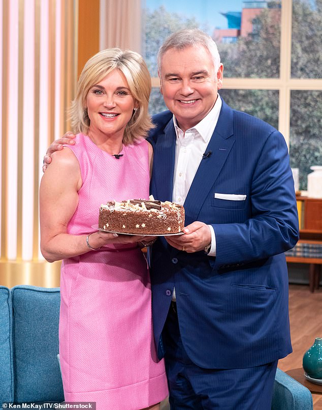 Buried the hatchet: Eamonn admitted he has made amends with his former co-host Anthea Turner