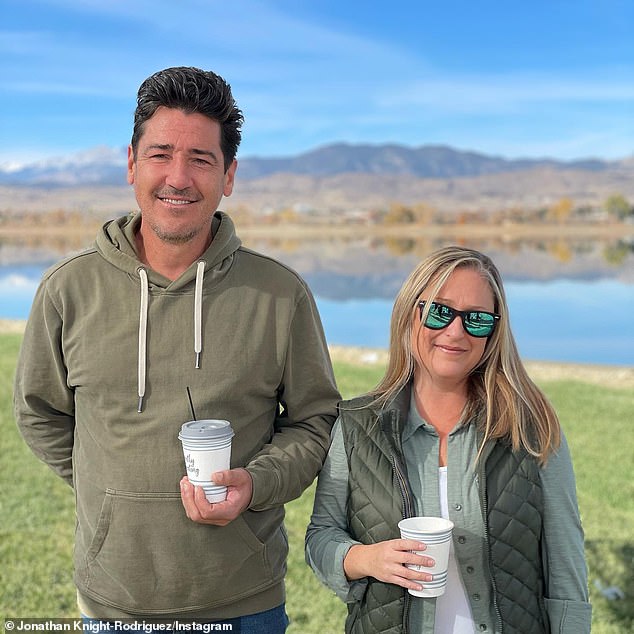 'Very excited!'  Jonathan is mostly keeping busy as a real estate developer and he and co-host Kristina Crestin (right, pictured Nov. 3) will star in the fourth season of the Colorado-set reality competition Rock The Block, which premieres Nov. 6. March on HGTV.