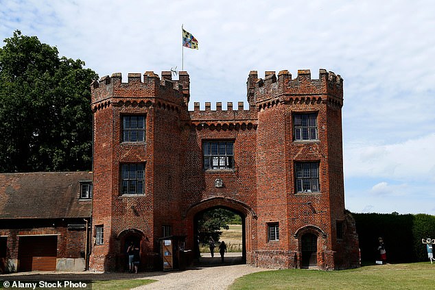 Police had gone to see Simon Giles on an unrelated matter when they found the quantity of Class A drugs in his bathroom in the south wing of the Grade II listed Lullingstone Castle in Eynsford, a court heard (pictured - photo castle stock)