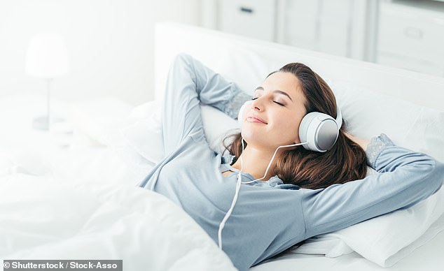 The study, published in the journal PLOS One, looked at tracks from nearly 1,000 playlists with names or descriptions relating to sleep, from global streaming service Spotify (stock image)