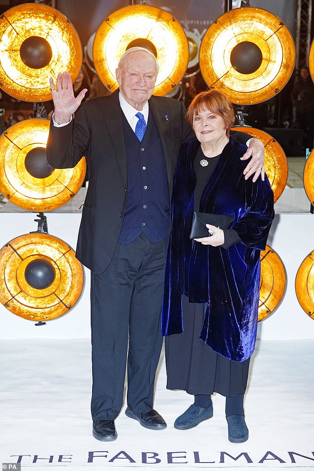 Couple: Actor Julian Glover was another famous face at the event, which he attended along with his wife Isla Blair.