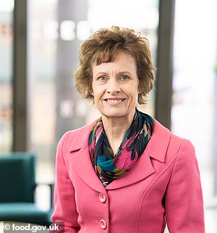 Professor Susan Jebb, chairwoman of the Food Standards Agency (pictured), says bringing cake into work is as harmful to colleagues as secondhand smoking