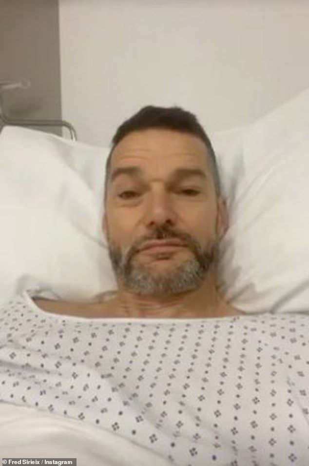 Surgery: It comes after Fred revealed he had double knee surgery when he shared video from his hospital bed last month.