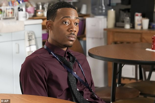 Role of a lifetime: Following through on his goal, Williams landed the role of first grade teacher, Gregory Eddie, on ABC's hit mockumentary series Abbott Elementary (pictured)