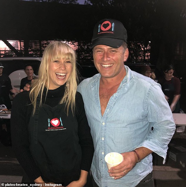 Jade (L) was introduced to Clarke by her brother-in-law Karl Stefanovic