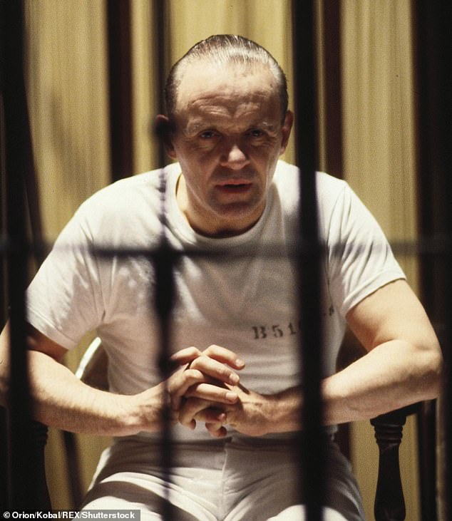 Oscar Winner: Hopkins is shown as Dr. Hannibal Lecter in a still from the 1991 film The Silence of the Lambs