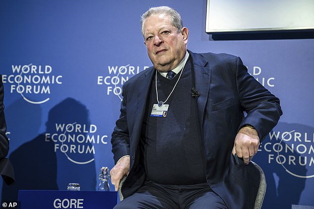 Gore made his statements on the second day of the World Economic Forum