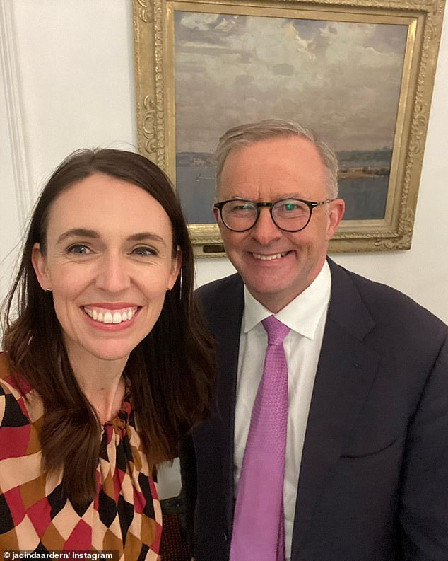 During a bilateral meeting in Sydney in July, the leaders (pictured) enjoyed the Vivid light show on Sydney Harbor and exchanged their favorite vinyl records.