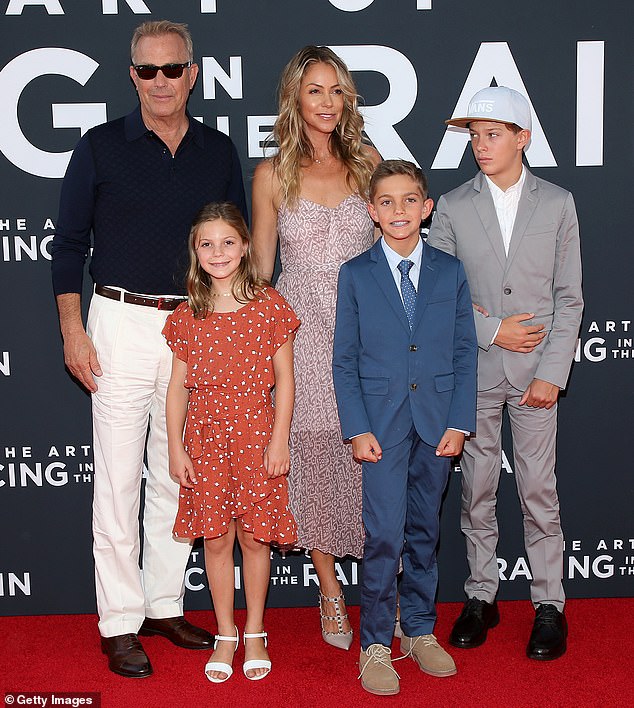 Family Guy: While he wouldn't reveal how he spent his birthday, the actor most likely spent time with his wife, Christine, and their children Cayden, 15, Hayes, 13, and daughter Grace, 12;  seen in 2019