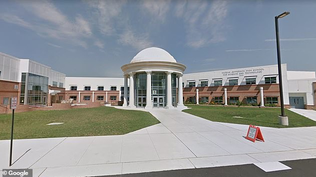 Late last year, when the school district faced a federal class action lawsuit for violating the rights of disabled students, private text messages revealed that Omeish also acknowledged anti-Asian bias in the admissions process for Science High School. and District Thomas Jefferson Technology (pictured)