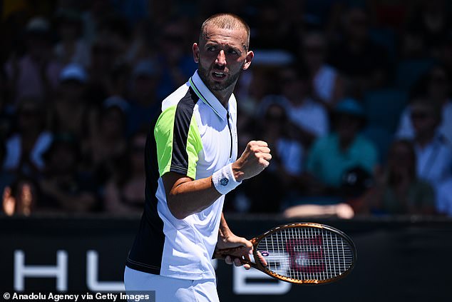 Dan Evans gained a point after a ball fell out of Jeremy Chardy's pocket, but the Brit believed it should have been an automatic win anyway.