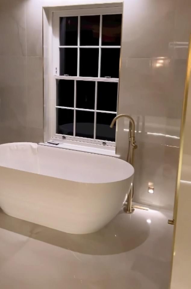 Warm: There is also a large luxurious bath in your new spa-like bathroom.