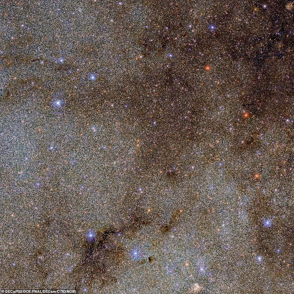 Fascinating: In what is arguably the largest catalog of its kind, the 'gigantic' survey shows hundreds of billions of stars, bright star-forming regions and towering dark clouds of dust and gas.