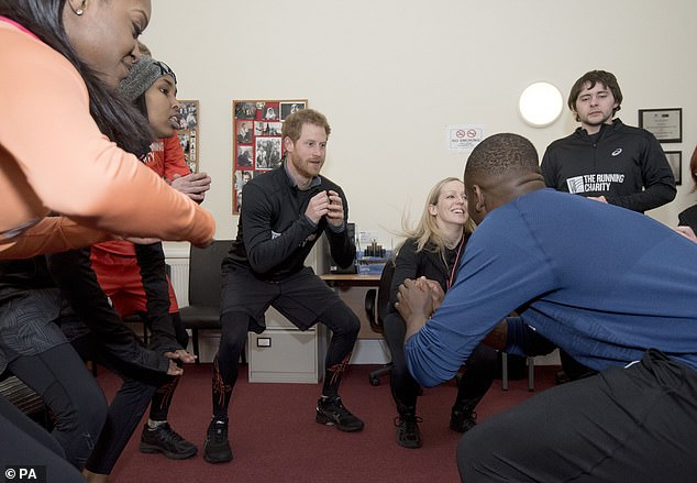 Prince Harry, who launched a series of scathing attacks on his brother William in his memoir Spare and interviews to promote the book, has also held the charity close to his heart (pictured visiting in 2017).