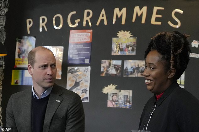 Prince William, who has made homelessness one of his top priorities as a royal, was in good spirits today.