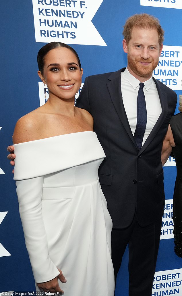 It's been a precipitous fall from grace for the duke since March 2018, when his approval rating dipped just shy of 70%.  Today less than a quarter of those polled said they had a 'favorable' opinion of Harry (pictured above with the Duchess of Sussex in December)