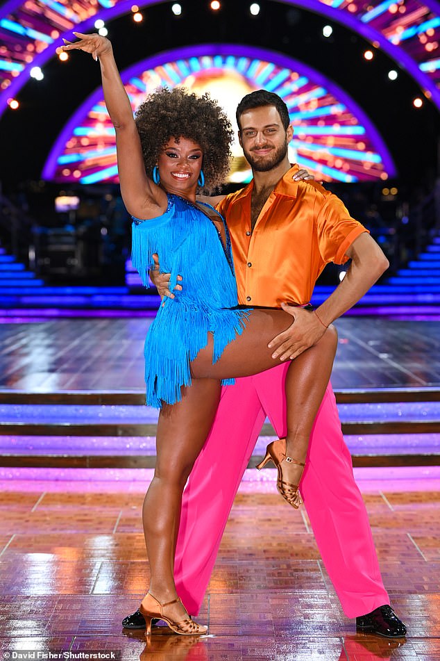 Cha-cha-slide: Fleur East and Vito Coppola also participated