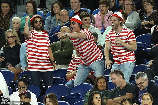 Tennis star Novak Djokovic today demanded that 'drunk' tennis fans who shouted taunts at him while wearing Where's Wally costumes be banned from the Australian Open stadium.