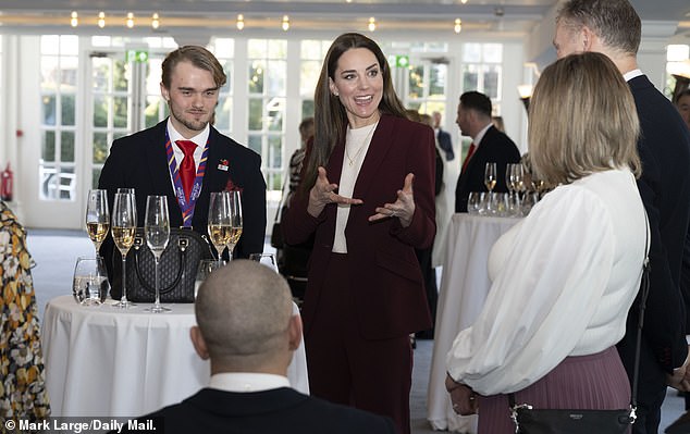 The Princess of Wales hosted a champagne reception for the England Rugby team to discuss their victory in the November tournament, which was England's first since the inaugural competition in 2008.