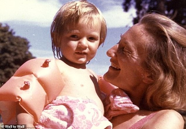 'My tears were always [by my chest]': The media personality stayed with her paternal grandmother when she was just four years old (pictured)