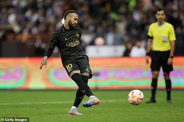 Neymar was awarded a penalty but his effort was saved during Thursday night's friendly.