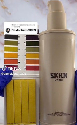 Kim Kardashian's SKKN cleanser received a level seven, meaning 'not bad'