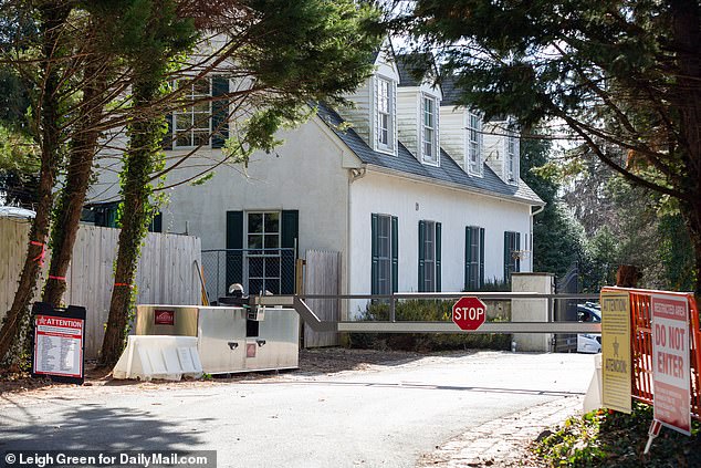 “When a visitor is coming to Biden's Wilmington home, his staff notifies the Secret Service and provides details about the visitor's identity,” former Secret Service agent Norm Jarvis said.  The entrance to Biden's home in Wilmington is shown.