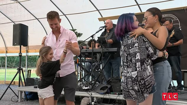 Shauna and Dan shared an awkward slow dance before he left.  She wasn't sure when she would see him again, but she was sure she would.