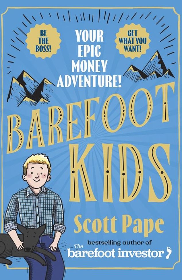 The explosive biography of the Duke of Sussex sold 64,148 copies in its first week, while Scott 'The Barefoot Investor' Pape's Barefoot Kids (pictured) sold nearly double with 128,641 copies, according to figures from Nielsen Bookscan.