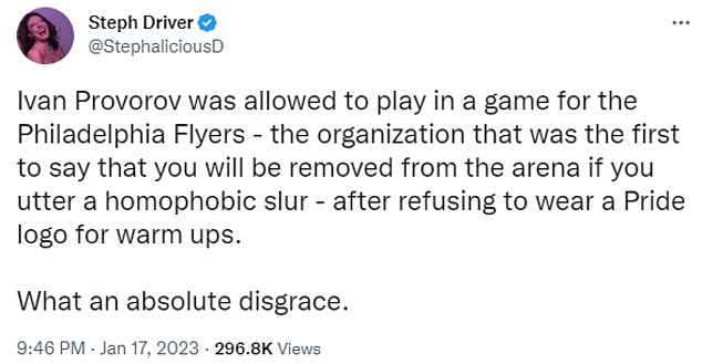 1674177260 952 Flyers coach John Tortorella claims Ivan Provorov did nothing wrong