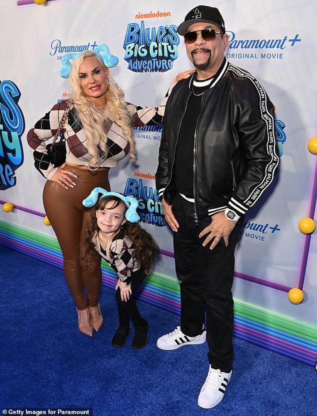 Family time: Coco and Ice-T were spotted with their daughter, Chanel, while attending the Blue's Big City Adventure premiere in New York in November 2022