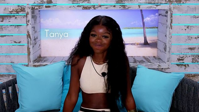 Uh Oh: The kiss didn't go as planned, as Tanya later admitted at Beach Hut that it wasn't for her, saying: 