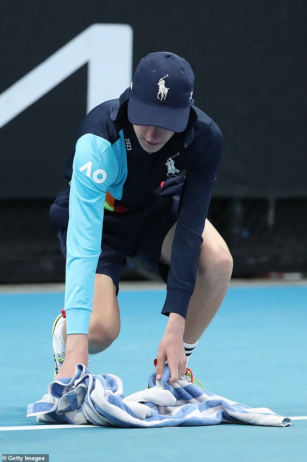 Ball boys are expected to clean up spills and collect balls, dodge 200km/h services and endure the Melbourne heat, all without pay.