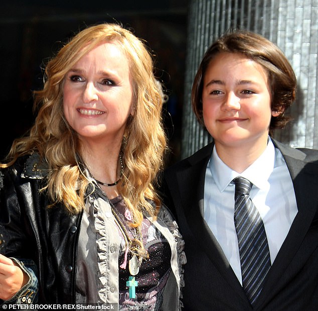 Etheridge and her late son Bailey were spotted out and about in Los Angeles in September 2011.