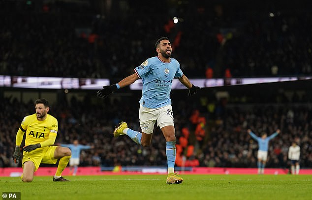 Riyad Mahrez inspired an excellent second-half comeback as Manchester City beat Tottenham 4-2