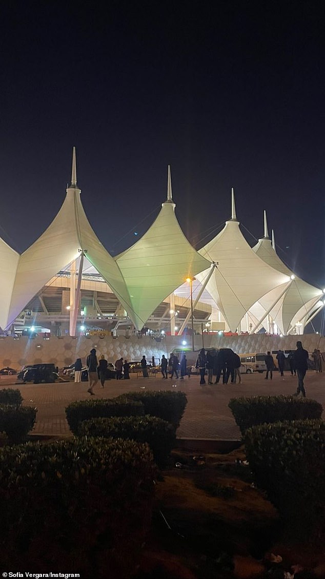 'Night of matches': Sofia's group went to watch the friendly match in a Riyadh stadium