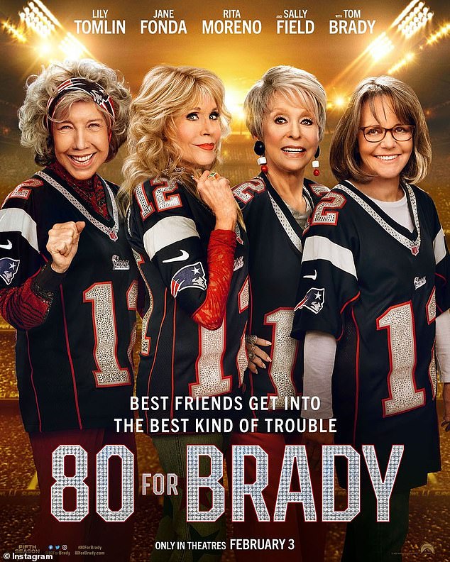 Coming Soon: 80 For Brady is scheduled to be released in the United States on February 3 by Paramount Pictures