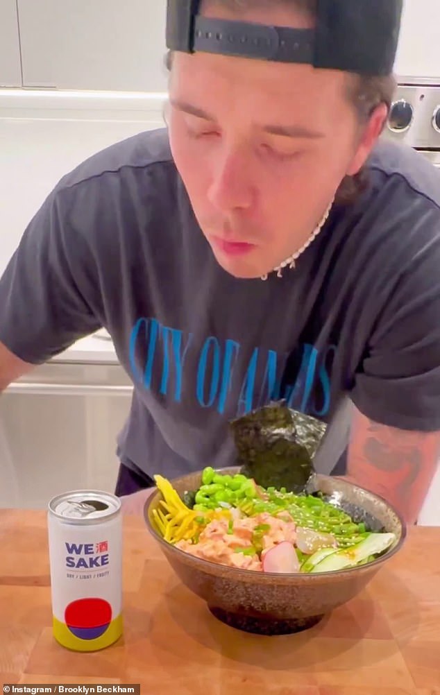 eat up!  The clip finally showed Brooklyn showing off the finished product, with several fans sharing their praise for him in the comments.