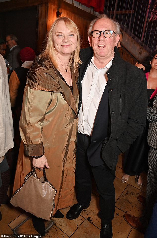 Mr and Mrs: Peter Davison pictured with his wife Elizabeth Morton