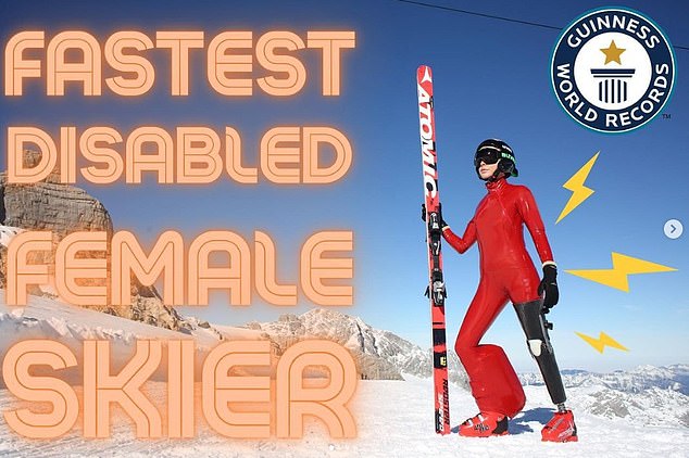 Congratulations!  Her latest outing comes shortly after Heather was officially recognized as the fastest disabled skier on the planet.