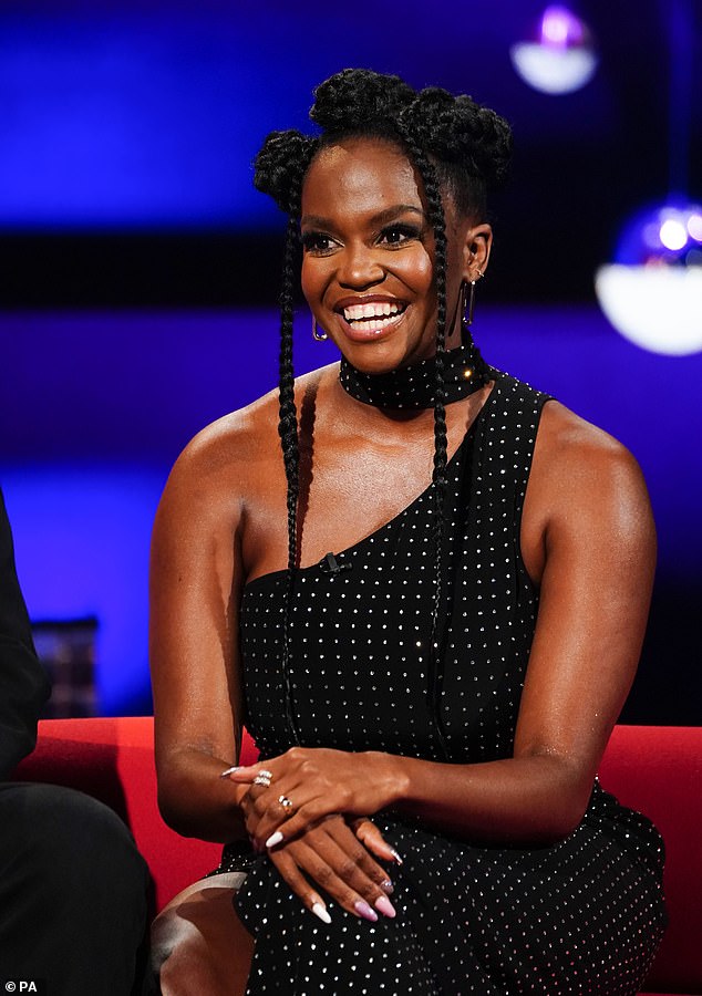 Support: Speaking on The Graham Norton Show on Friday, Oti jokingly admitted that 